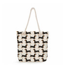 Dachshund Design Beach Bags