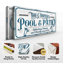 Personalized Pool Bar Sign