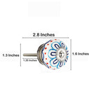 Mascot Hardware Enigma Flower 1-4/7 in. Round Cabinet Knob (Pack of 10)