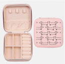 Travel Jewelry Box - Dachshund Outline