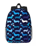 Blue Dachshunds Backpack