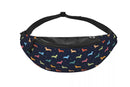 Dachshund Print Waist Pack