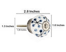 Mascot Hardware Dotted Tree 1-1/2 in. Grey Cabinet Knob (Pack of 10)