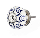 Mascot Hardware Jarred Washed 1-4/7 in. Blue Cabinet Knob (Pack of 10)