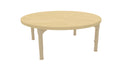 Round Adjustable Kids Table – 36" Diameter, 13" to 17" Height | Toddler & Preschool Activity Table for Classrooms & Daycares