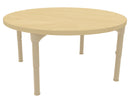 Round Adjustable Kids Table – 36" Diameter, 13" to 17" Height | Toddler & Preschool Activity Table for Classrooms & Daycares