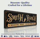Personalized Horse Ranch Sign