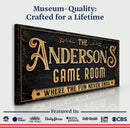 Personalized Game Room Sign III