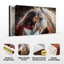 Jesus And Horse Faith Wall Art