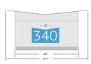 ButterFly Box in ARCTIC WHITE - Wall Mount Mailbox
