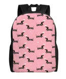Dachshund Patterned Backpack