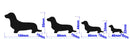 Set of 4 Dachshund Cookie Cutters (not metal)