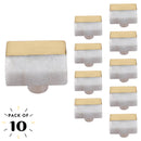 Mascot Hardware 1-5/9 in. Square Drawer Cabinet Knob (Pack of 10)