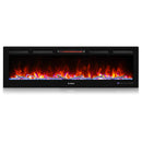 [Discontinued] In Flames INF60W-3D WiFi Smart Wall Mounted Electric Fireplace - Tempered Glass