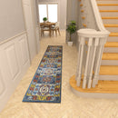 Premium Hand-Tufted Rug Made of 100% Wool  - Inca Fable - 2x6 Feet