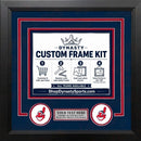 Cleveland Indians Custom MLB Baseball 11x14 Picture Frame Kit (Multiple Colors)