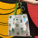 Indoor Plants Market Tote Bag | Daily Shopping Tote Bag | 15.50" x 15.25" x 6"