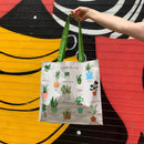 Indoor Plants Market Tote Bag | Daily Shopping Tote Bag | 15.50" x 15.25" x 6"