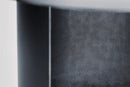 Industrial Round Low Side Metal Table/Minimal Design (D)24" (H)16" closeup view