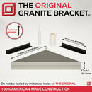 The Original Floating Corner Shower Bench Kit™