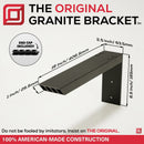 Industrial 1 inch L Bracket Countertop Support®