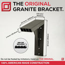 Industrial 1 inch Large Shelf Bracket®