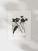 Ink Vase of Flowers