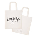 Inspire Gym Cotton Canvas Tote Bag