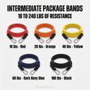 Vertical Blitz Resistance Bands | For All Ages | Shoulders to Heels