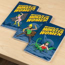 Invasion of the Monster Women Mini Notebooks - Set of 3 | Retro Comic Book Style Illustrations