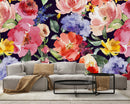 Multicolored Flowers Wallpaper