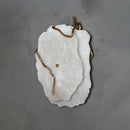 Irregular Alabaster Brass Wall Lamp