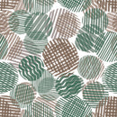 Contemporary Circle Pattern Wallpaper Vogue