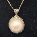 Mabe Pearl Silver Necklace | Jules Jewelbox