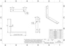 L Bracket - Metal Shelving Support