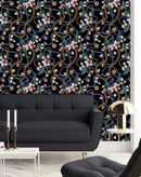 Flowers and Chain Wallpaper