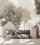 Fashionable Grey Forest Wallpaper