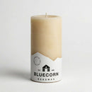 Ivory Pure Beeswax Pillar Candles