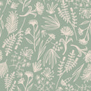 Light Green Wildflowers Wallpaper