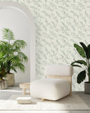 Contemporary Wildflowers Wallpaper Fashionable
