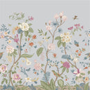 Elegant Wildflowers on Light Background Wallpaper Smart