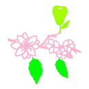 Pear Blossom Scrapbooking Cutting Die by Wizardi QJ124