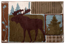 Vintage Moose Indoor Door Mat Rug