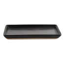 Black Stoneware Tray