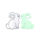 Rabbit Scrapbooking Cutting Die by Wizardi QJ70