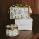 Green Delft Trinket Dish with Lid