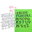 Uppercase Alphabet Scrapbooking Cutting Die by Wizardi QJ35