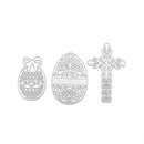 Easter Scrapbooking Cutting Die by Wizardi QJ112