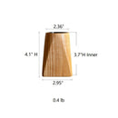 Ash Wood Desktop Pen Holder