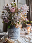 Rustic Lavender Bloom Bouquet – 18.9" Tall